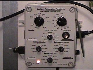 CO2/ atmosphere controller. The shit