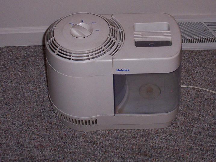 Holmes Humidifier - Holds 1 1/2 gallons of water, has three fan speeds. Has not been installed into flower box because of location of one of the blowers.