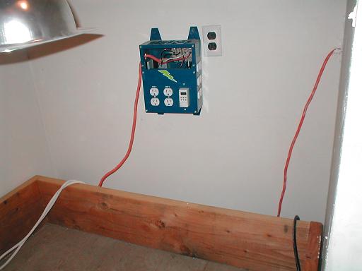 This is the only way to go, bring in 220v, wire to box and supplies 220v on timers and 110v direct