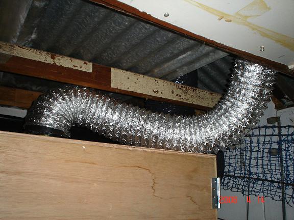 all the heat is ducted out of the room