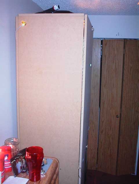 Pic of cabinet from the side